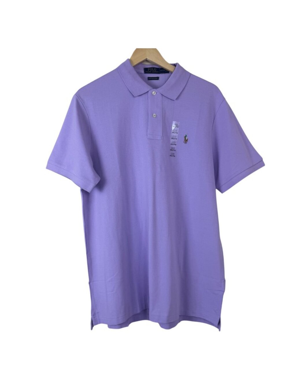 Polo Ralph Lauren NEW Lavender Custom Slim Fit Polo XXL Preppy Business Casual